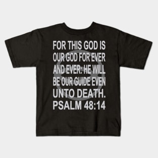 Black Ichthys – Psalm 48:14 Kids T-Shirt